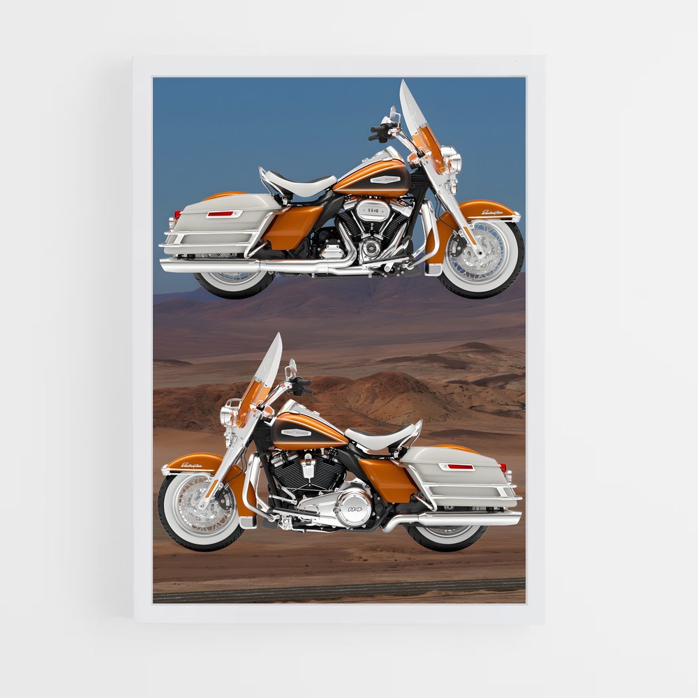 Poster Route du Soleil – affiche Harley-Davidson (vue 3)